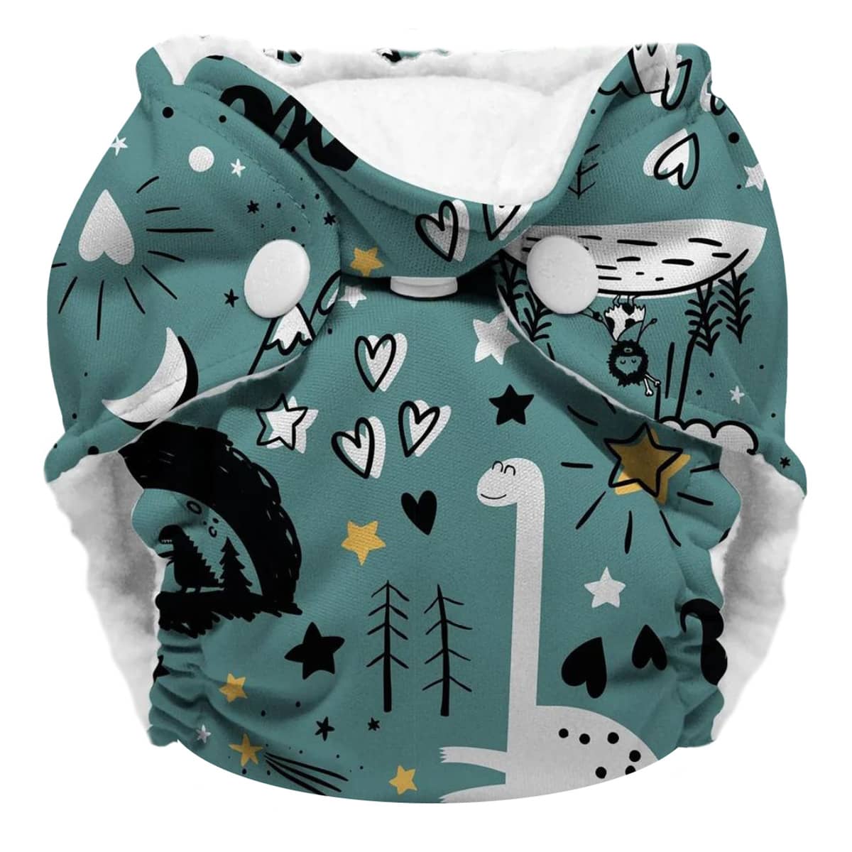 Kanga Care Print Lil Joey AIO Cloth Nappies - Roam Free