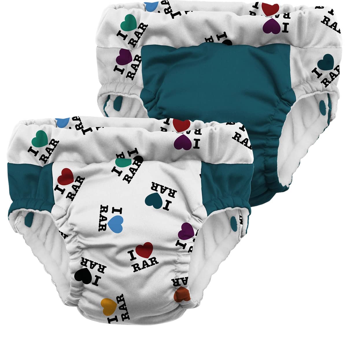 Kanga Care Lil Learnerz Training Pants and Swim Nappy - I Love RAR