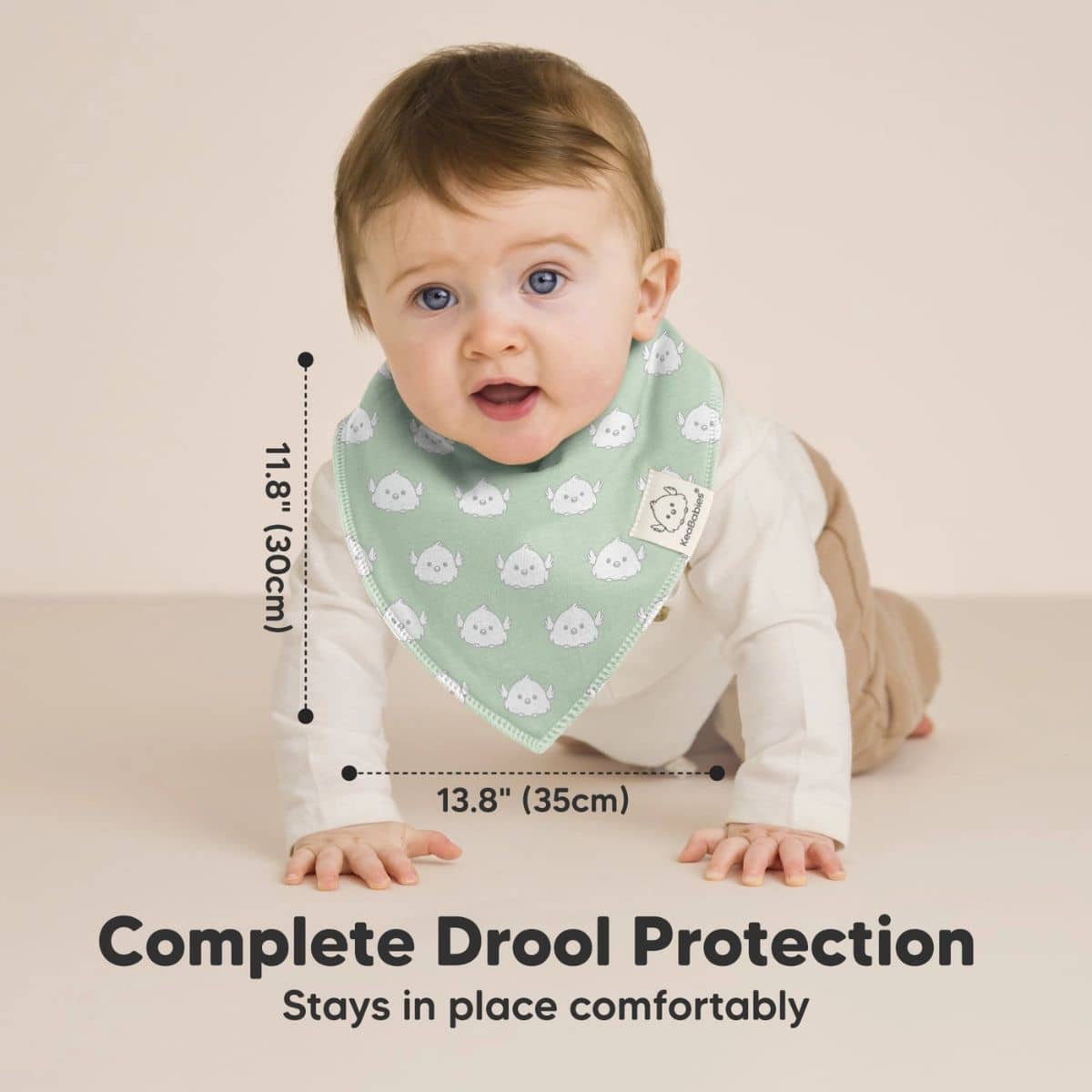 KeaBabies Organic Bandana Bibs Set - Adventurer