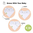 KeaBabies Organic Bandana Bibs Set - Constellation