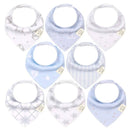 KeaBabies Organic Bandana Bibs Set - Constellation