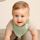 KeaBabies Organic Bandana Bibs Set - Embrace