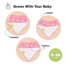 KeaBabies Organic Bandana Bibs Set - Pink Dreams