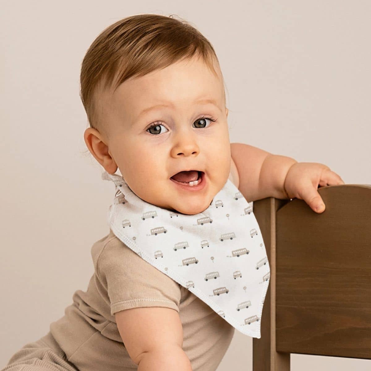 KeaBabies Organic Bandana Bibs Set - Vessels