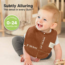 KeaBabies Quin Organic Baby Bibs Set - Basic