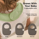 KeaBabies Quin Organic Baby Bibs Set - Basic