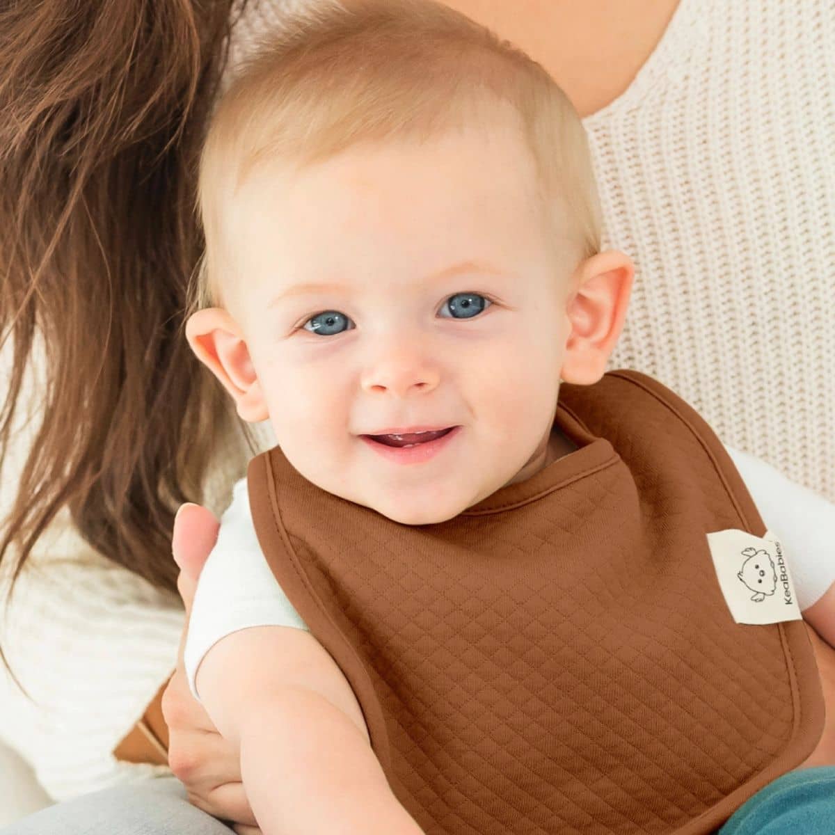 KeaBabies Quin Organic Baby Bibs Set - Basic