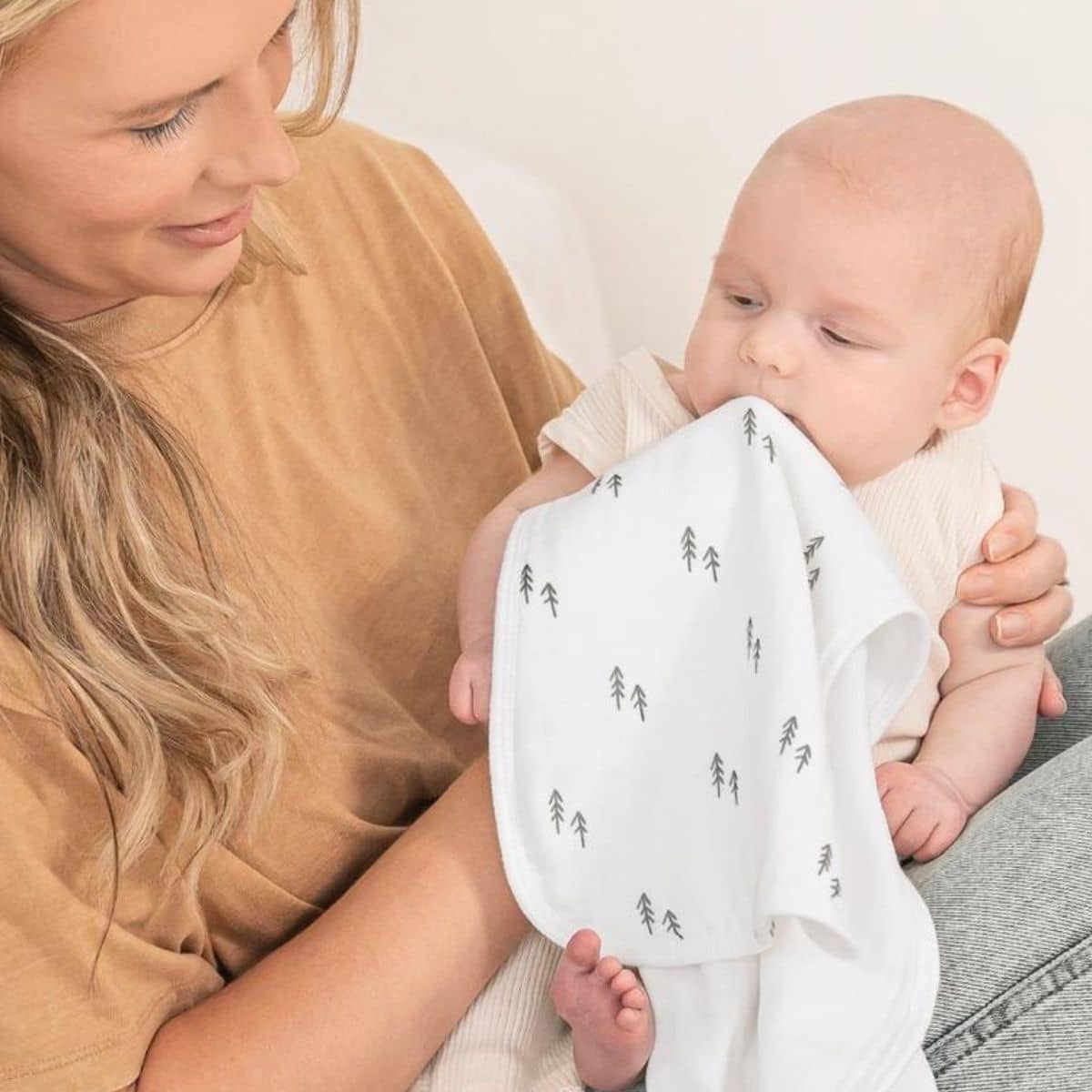 KeaBabies Softe Muslin Burp Cloths - Nordic