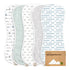 KeaBabies Softe Muslin Burp Cloths - Vessels