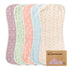 KeaBabies Softe Muslin Burp Cloths - Blooms