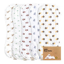 KeaBabies Softe Muslin Burp Cloths - The Wild