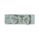 Kiin Baby Bamboo Stretch Bow Headband - Sage