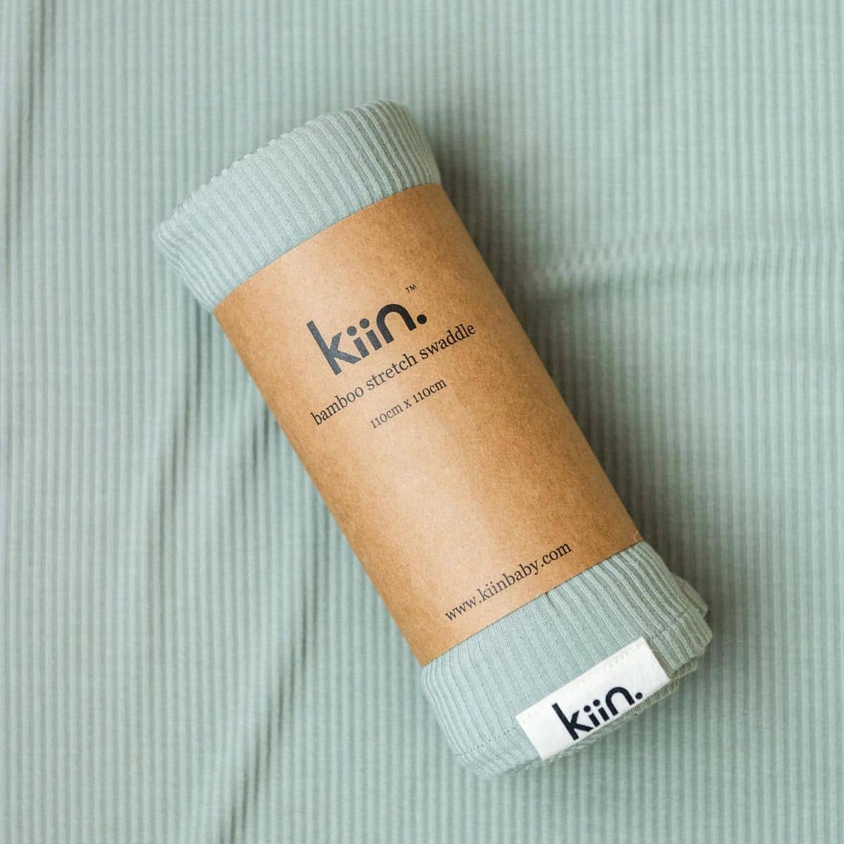 Kiin Baby Bamboo Stretch Swaddle - Sage