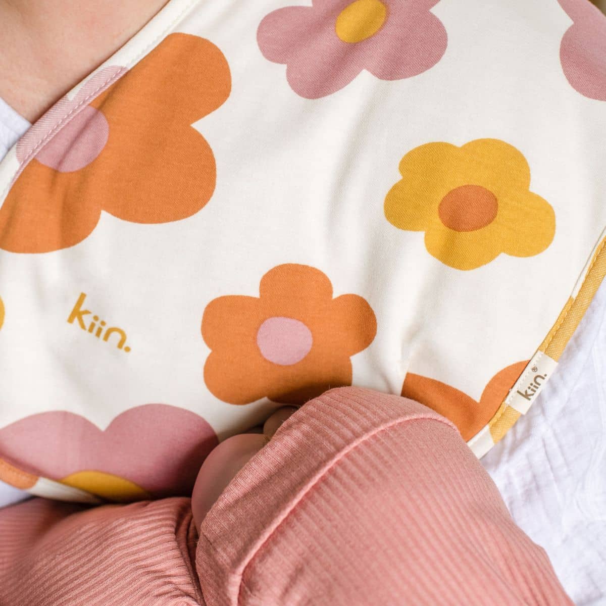 Kiin Baby Burp Cloth - Bloom