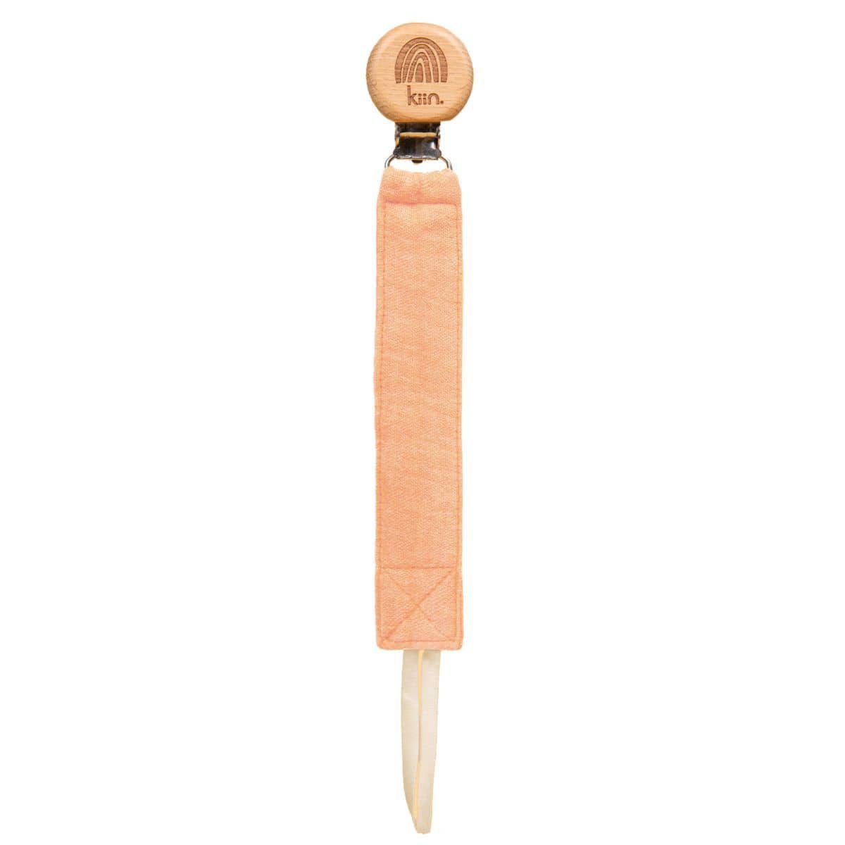 Kiin Baby Cotton Dummy Clip - Peach Sunset