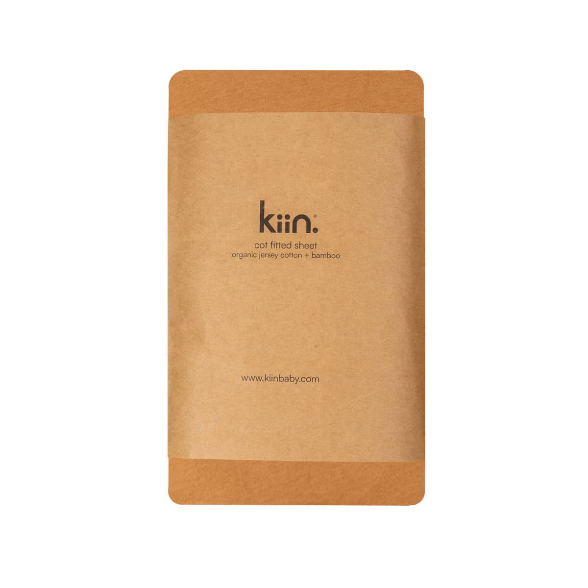 Kiin Baby Organic Cot Sheet - Caramel