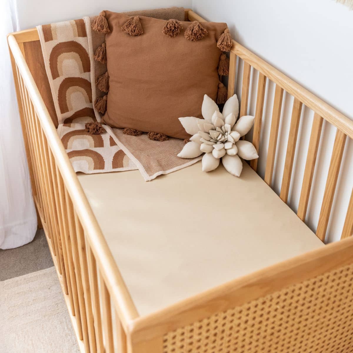 Kiin Baby Organic Cot Sheet - Ivory