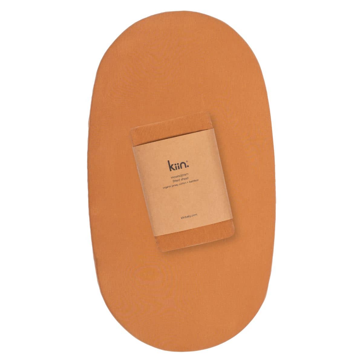 Kiin Baby Organic Moses / Pram Sheet - Caramel