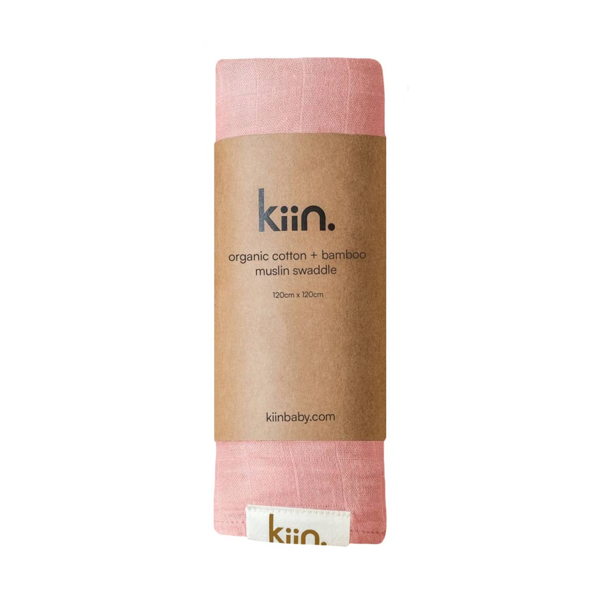 Kiin Baby Organic Muslin Swaddle - Peony