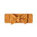 Kiin Baby Bamboo Stretch Bow Headband - Caramel