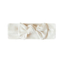 Kiin Baby Bamboo Stretch Bow Headband - Ivory