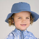 Kiin Baby Cotton Sun Hat - Blue Shadow