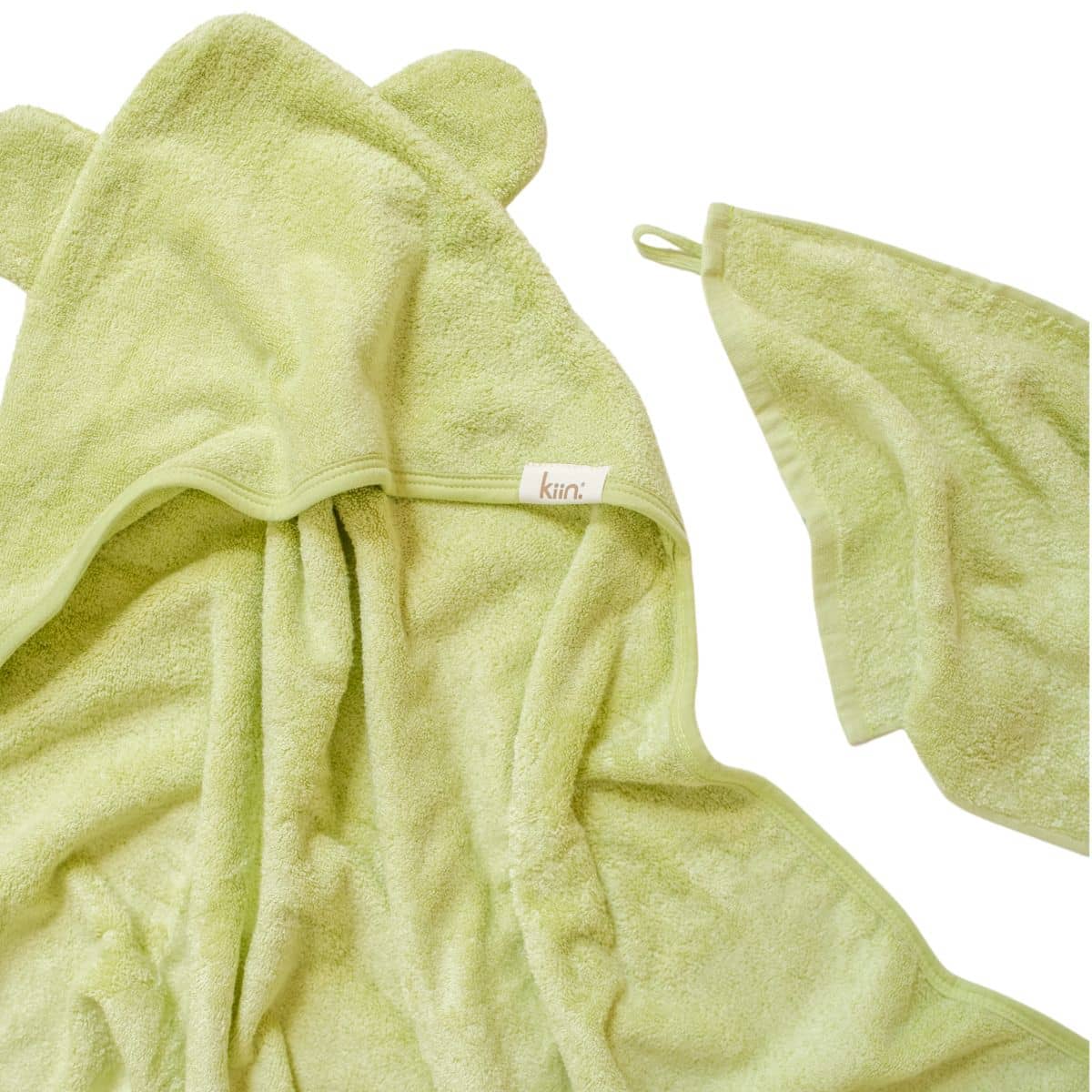 Kiin Baby Hooded Towel - Apple