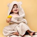 Kiin Baby Hooded Towel - Ivory