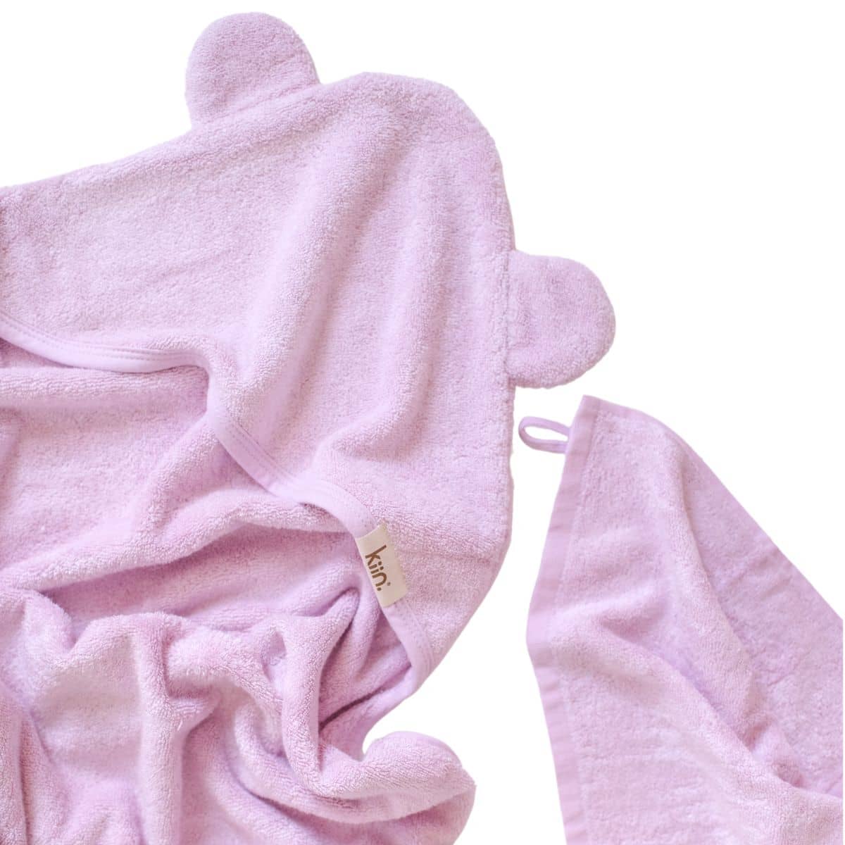 Kiin Baby Hooded Towel - Lilac