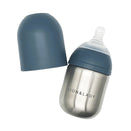 Lion & Lady Stainless Steel Baby Bottle - 210ml - French Navy