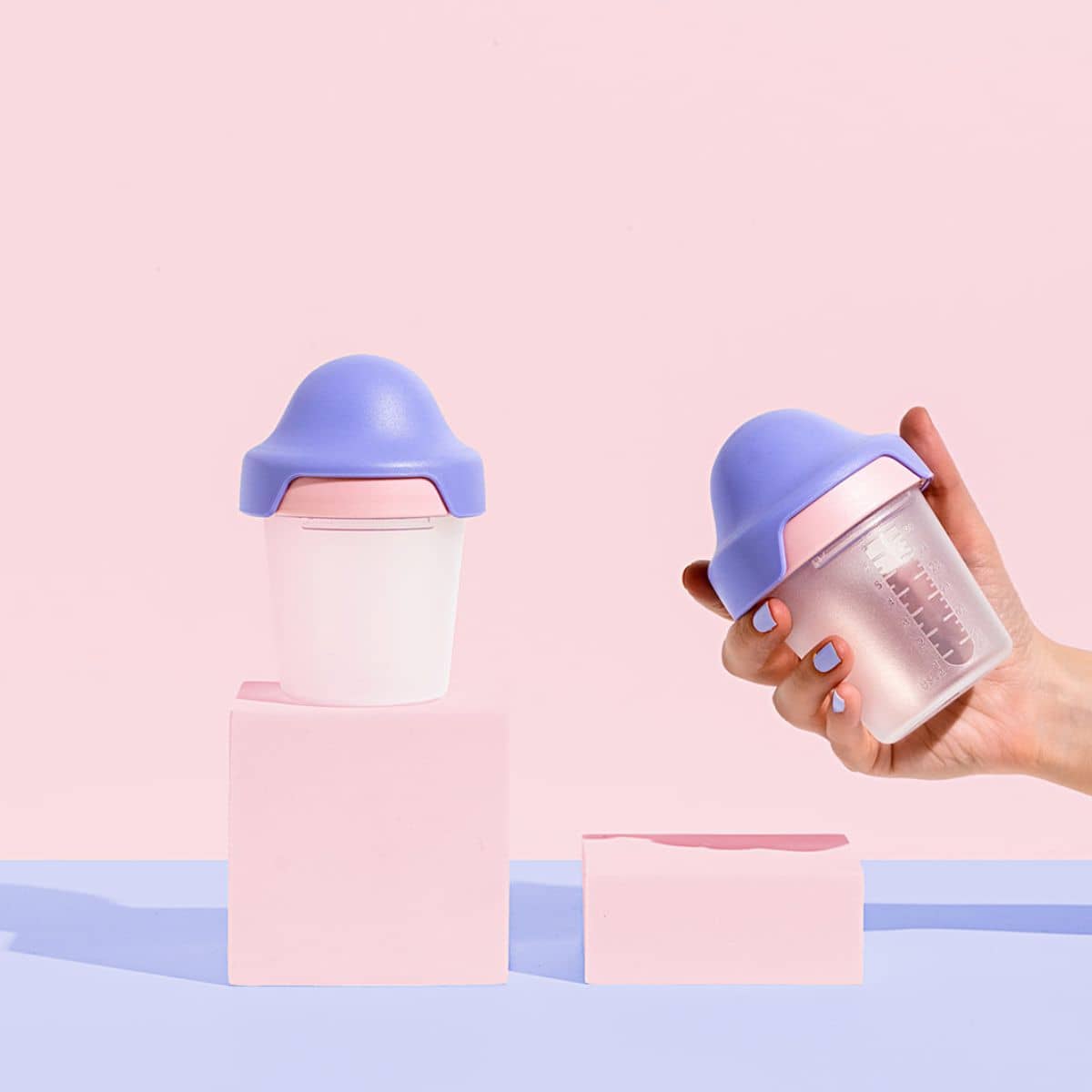 Little Stackers Baby Bottle 180ml - Twin Pack