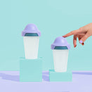 Little Stackers Baby Bottle 240ml - Twin Pack - Green/Purple