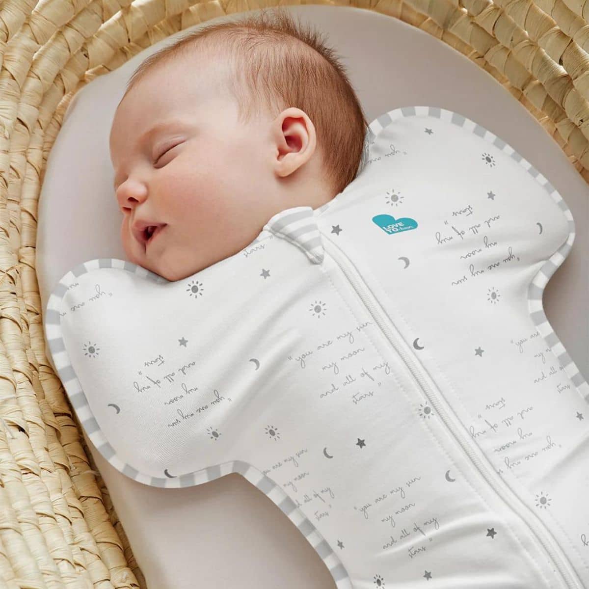 Love to Dream Swaddle UP Lite 0.2 TOG - White