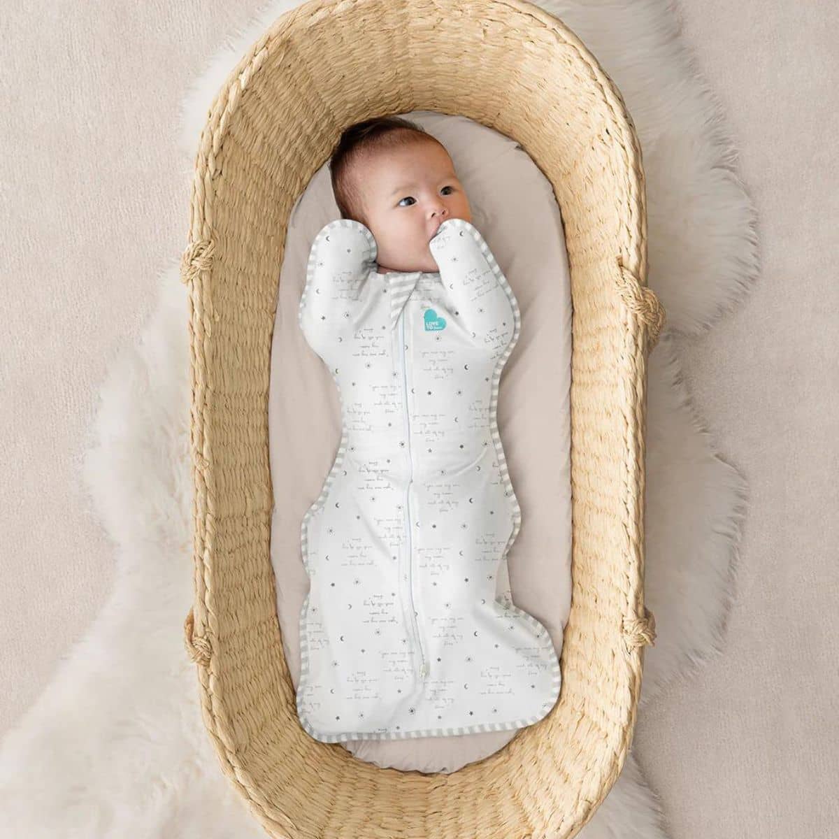 Love to Dream Swaddle UP Lite 0.2 TOG White babyshop