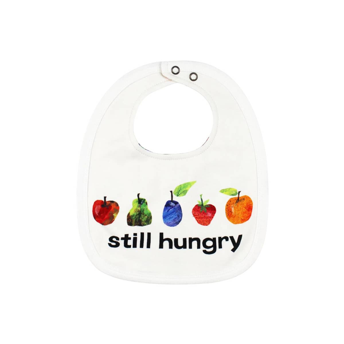 L'ovedbaby x The Very Hungry Caterpillar Organic Two Layer Reversible Bib - Fruits