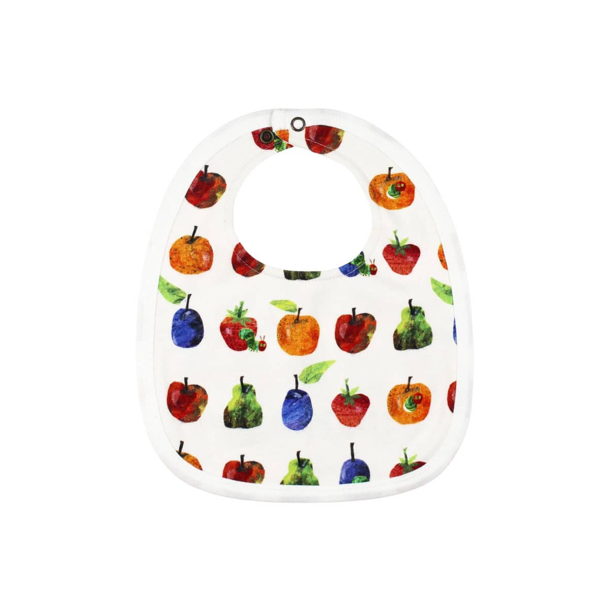 L'ovedbaby x The Very Hungry Caterpillar Organic Two Layer Reversible Bib - Fruits