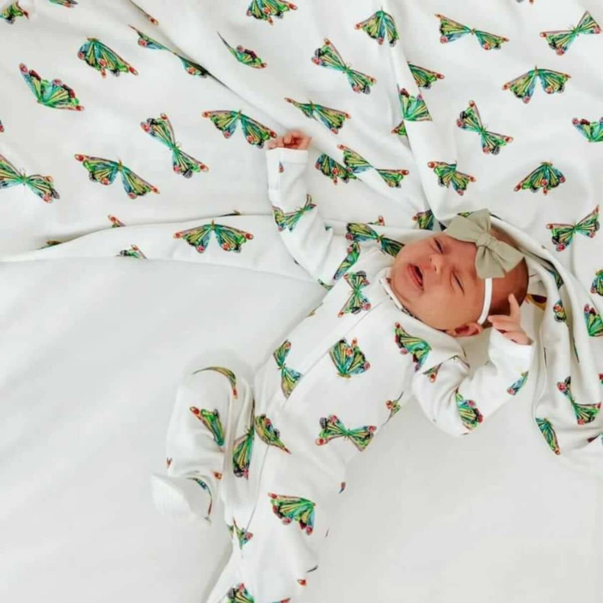 L'ovedbaby x The Very Hungry Caterpillar Organic Blanket - Butterfly