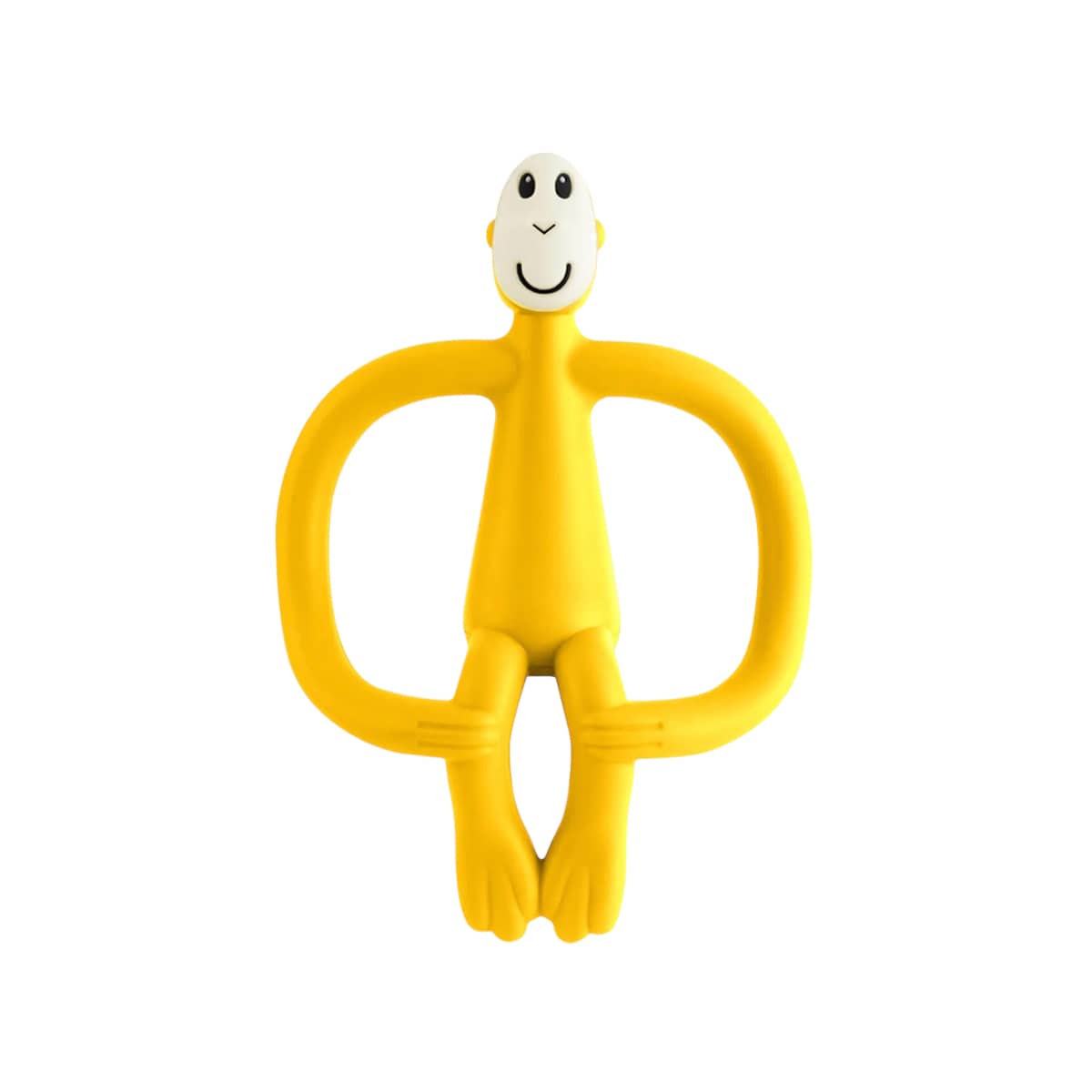 Matchstick Monkey Teething Toy and Gel Applicator - Yellow