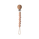 Mushie Pacifier Clip - Halo - Blush