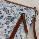 OiOi Change Mat Clutch - Blue Paisley/Tan