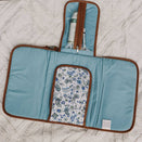 OiOi Change Mat Clutch - Blue Paisley/Tan