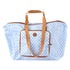 OiOi Fold Up Tote - Blue Check