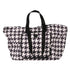 OiOi Fold Up Tote - Houndstooth