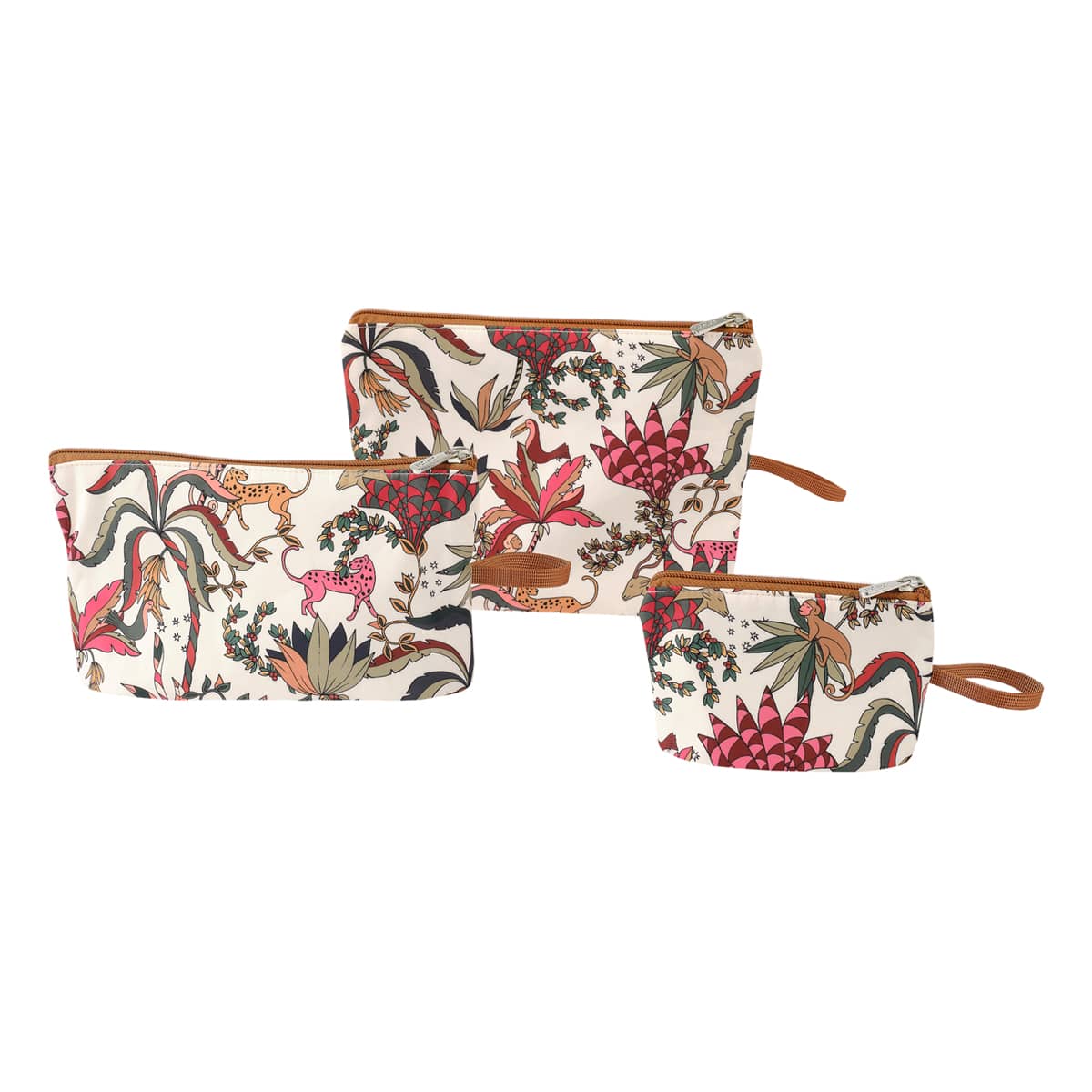 OiOi Packing Pouch Trio - Jungle Cream