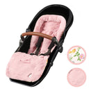 OiOi Reversible Cozy Fleece Pram Liner - Garden Party