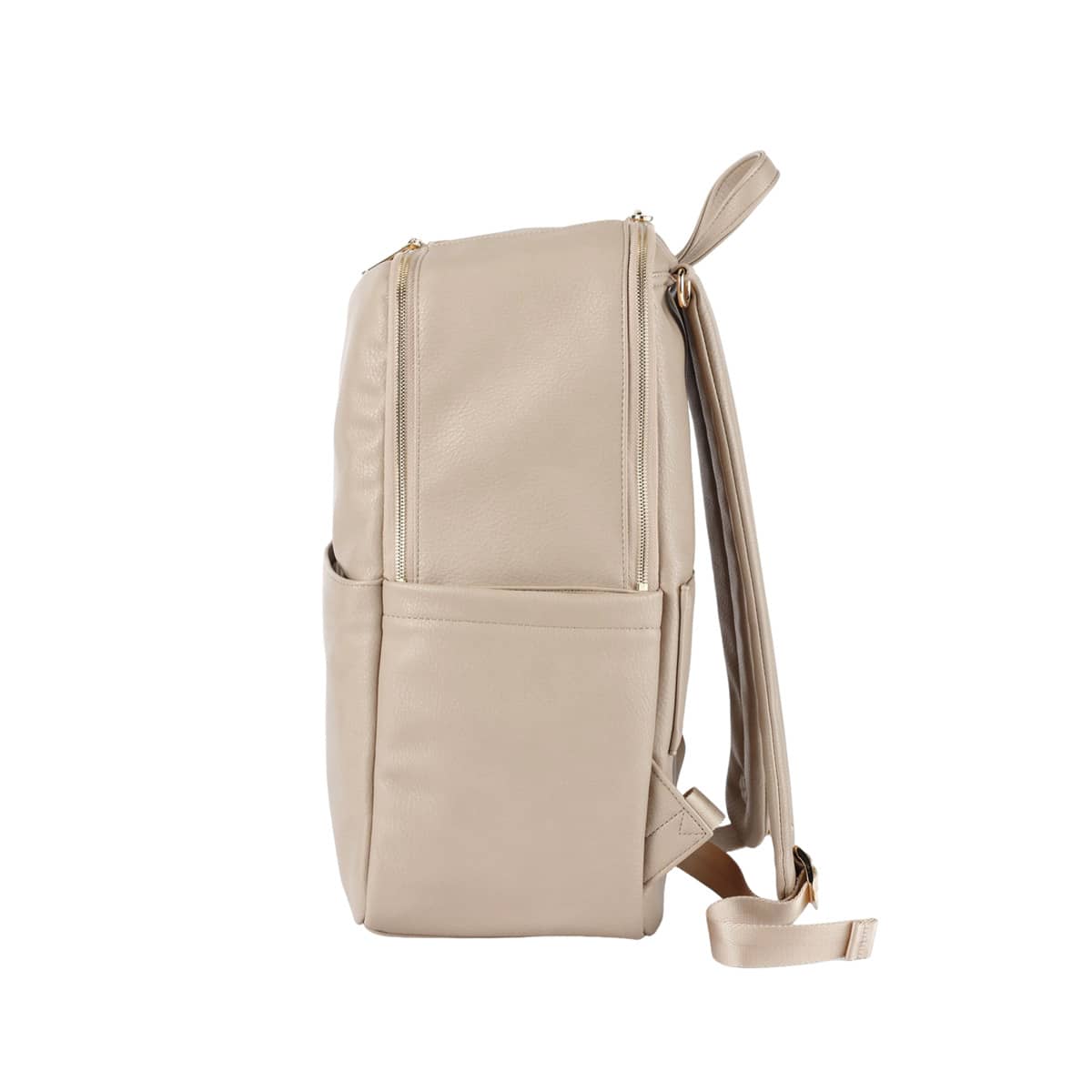 OiOi Vegan Leather Multitasker Nappy Backpack - Oat