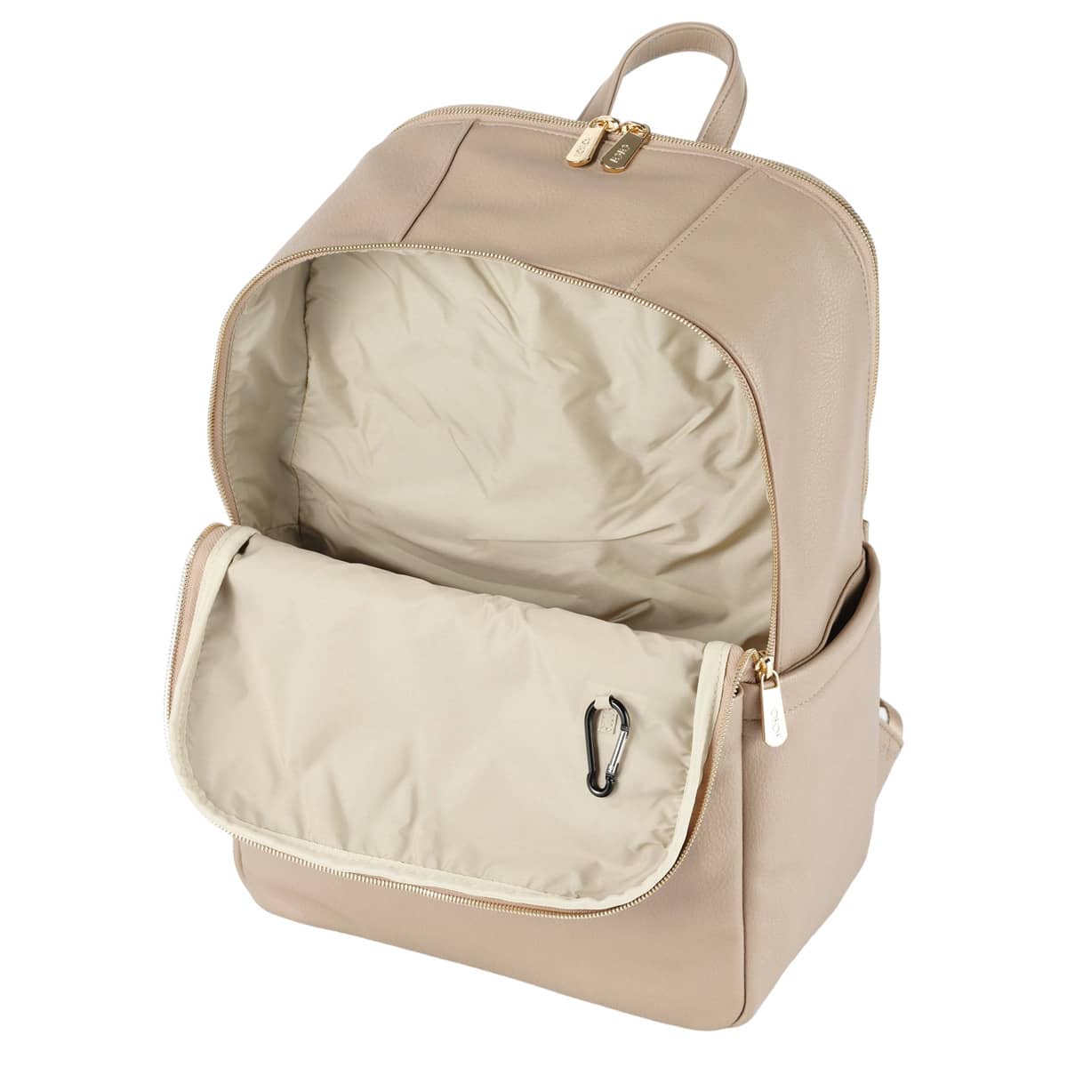 OiOi Vegan Leather Multitasker Nappy Backpack - Oat