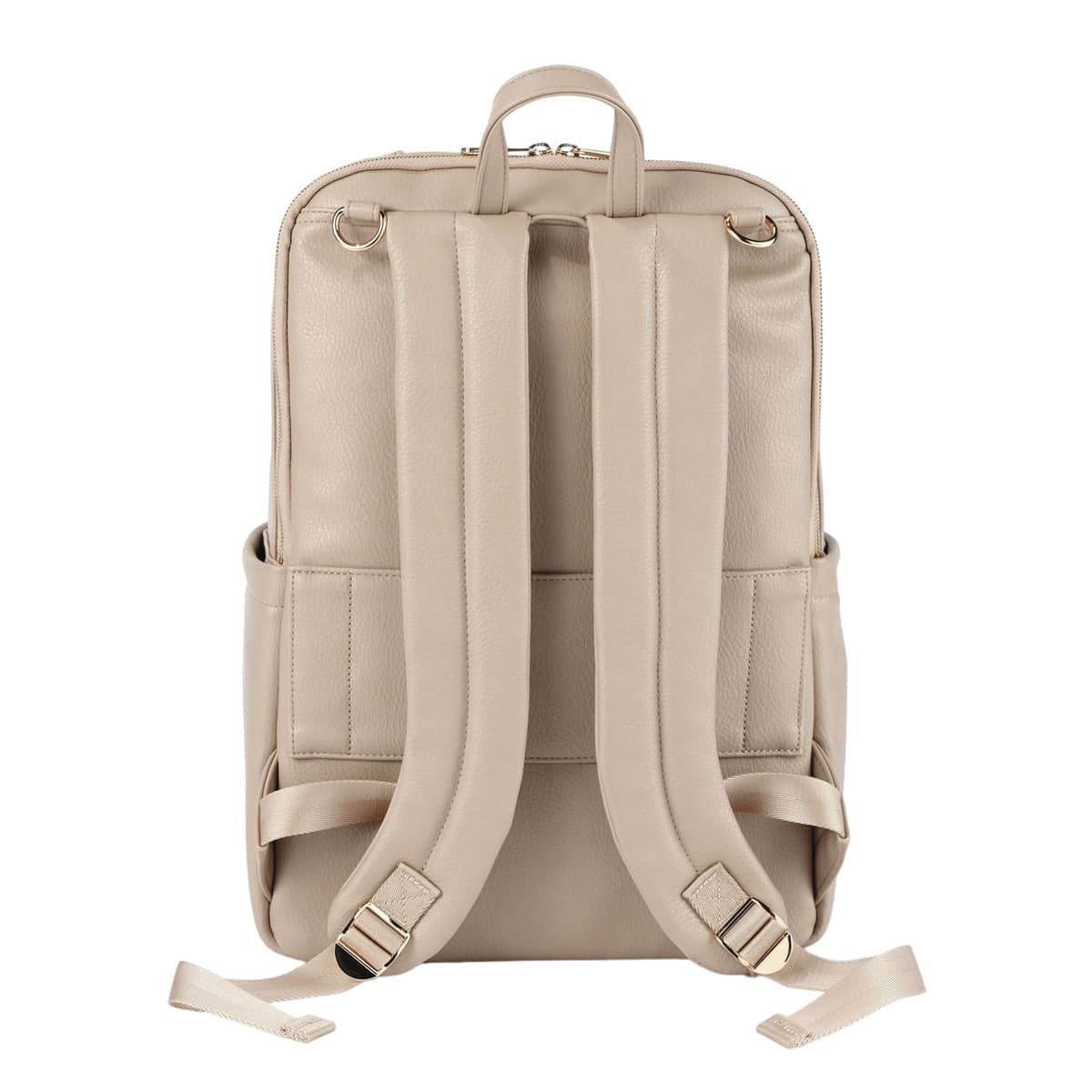 OiOi Vegan Leather Multitasker Nappy Backpack - Oat