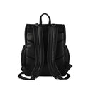 OiOi Vegan Leather Nappy Backpack - Black Dimple