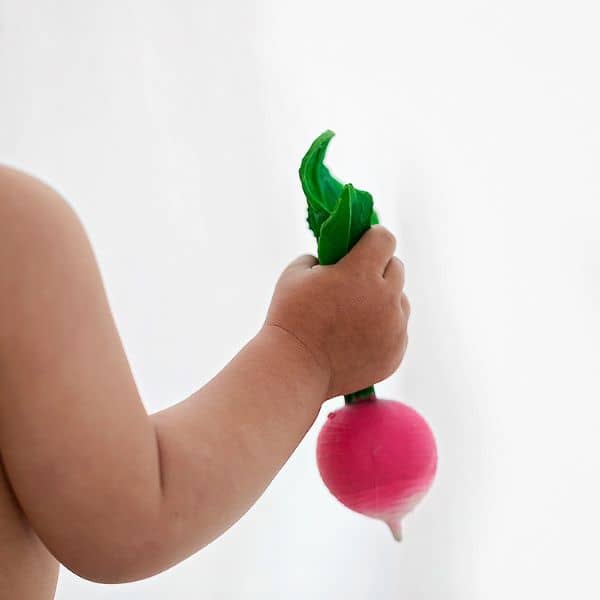 Oli & Carol Natural Rubber Teether - Ramona the Radish